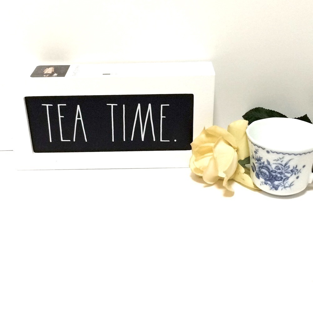 Rae Dunn “TEA TIME” Sign